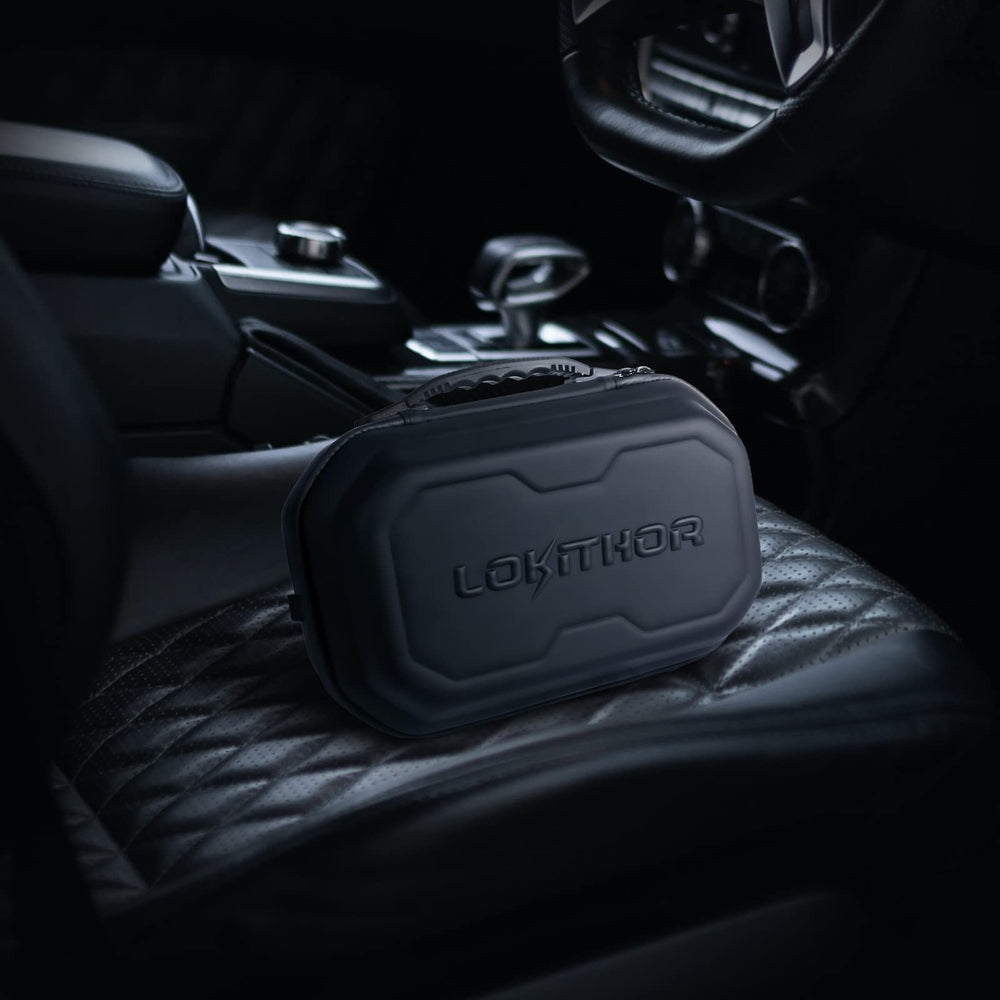 LOKITHOR JA-Series EVA protection case open top compartment for accessories.