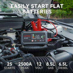 Lokithor JC400 2500A jump start for engines up to 8.5L gas/6.5L diesel