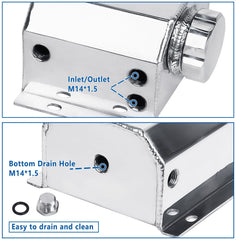 LokoCar tank bottom port detail indicates radiator overflow connection