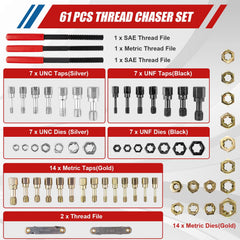 Loksun thread chaser taps ready for quick, accurate rethreading tasks.