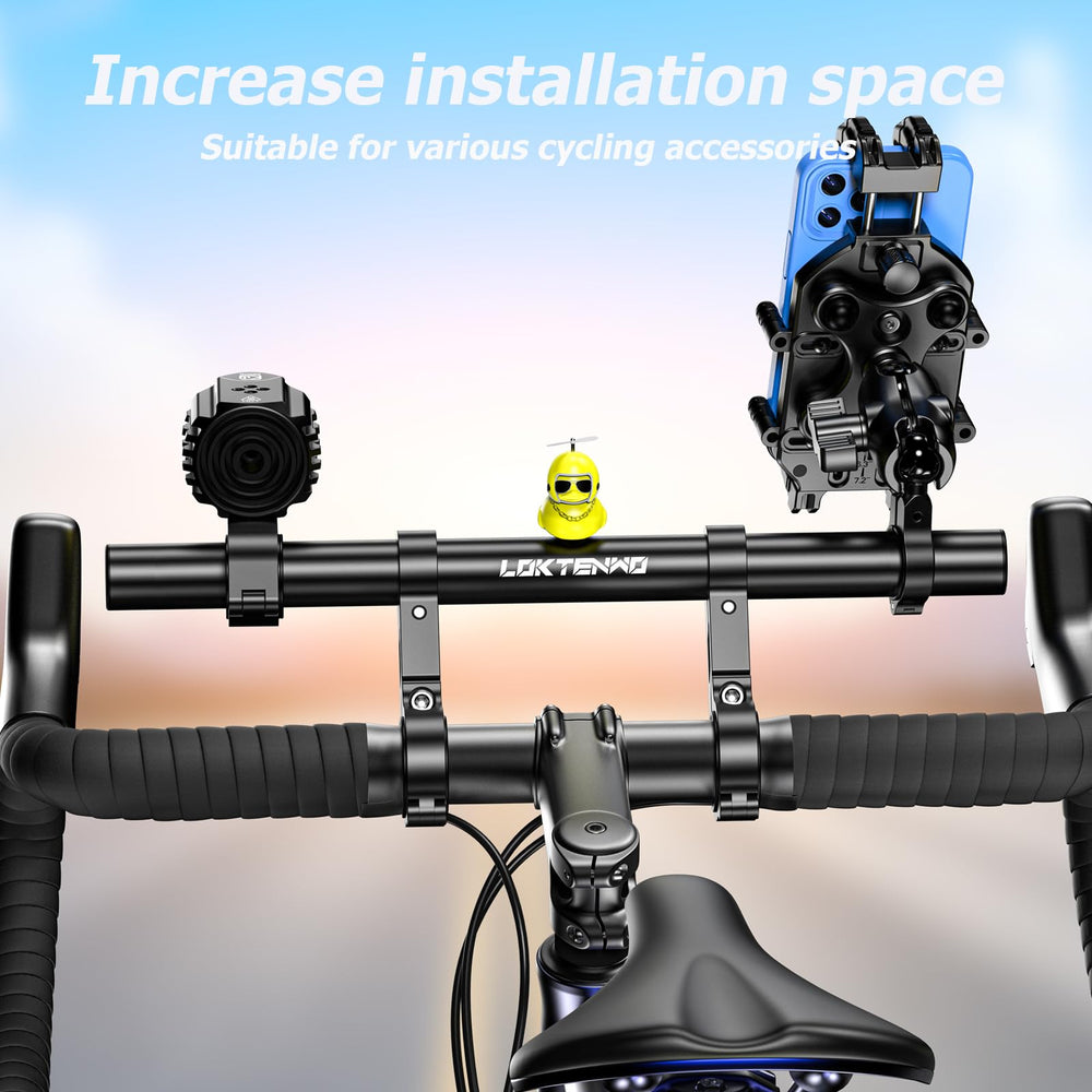LOKTENWO aluminum clamp base provides rigid support for lights and devices.