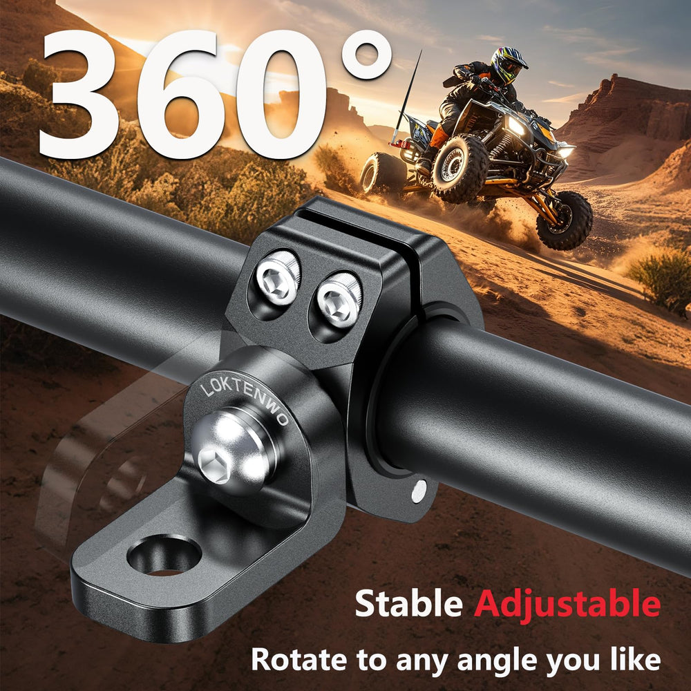 LOKTENWO anti-slip rubber rings enhance grip on round tubes.
