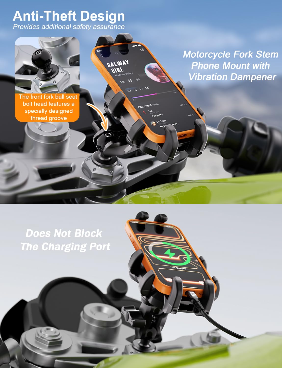 Loktenwo quick install screw process highlights simple mounting steps