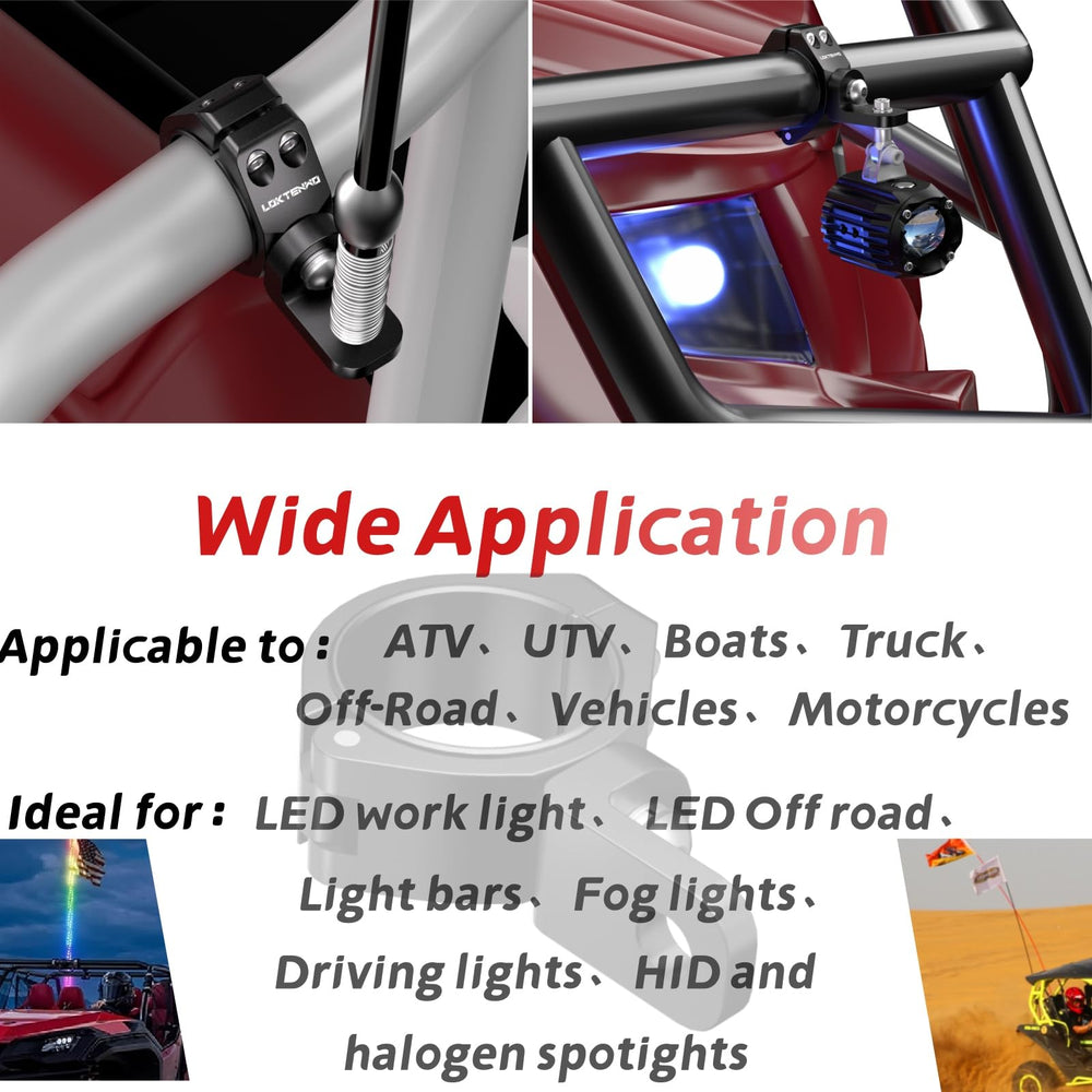 LOKTENWO two-pack heavy-duty mounts designed for rugged use.