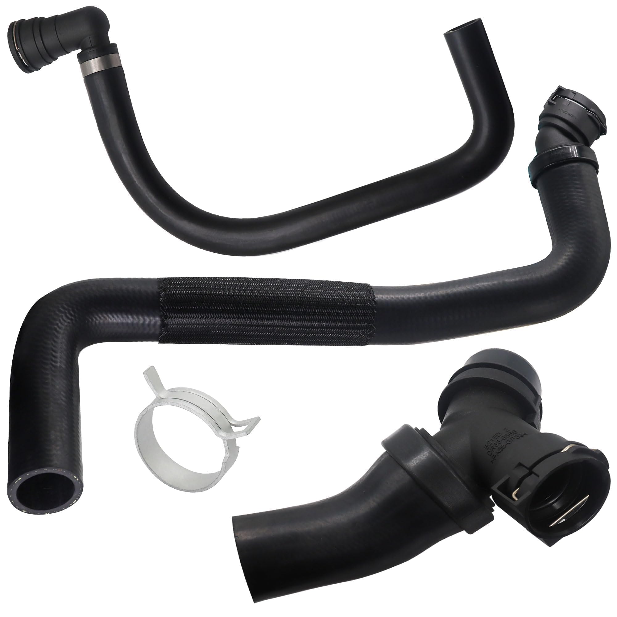 LoloWheat upper radiator hose Y-connector kit shown for clear cooling path and engine balance