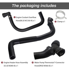 LoloWheat water pump thermostat hose assembly ready for direct replacement