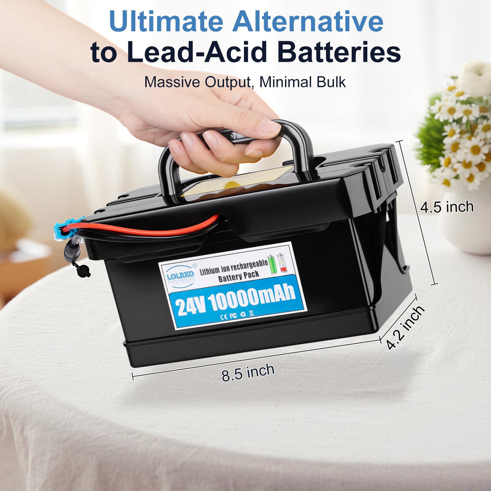 LOLRKO 24V 10Ah battery for Dynacraft Realtree UTV with smooth performance