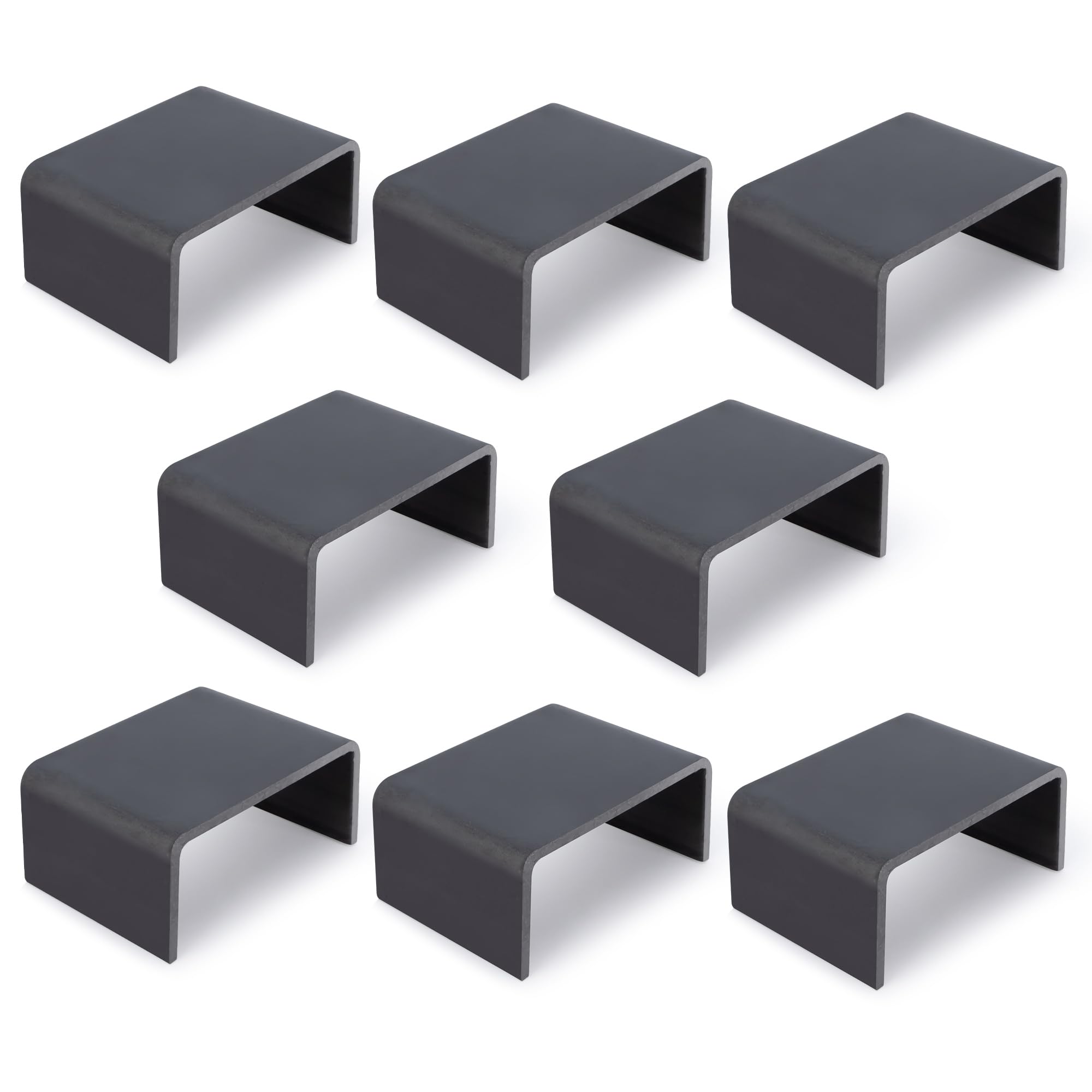 Lonffery 2x4 steel trailer stake pocket weld-on close-up for secure mounting