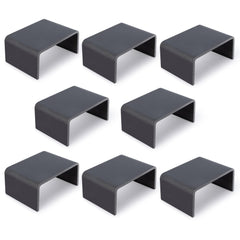 Lonffery 2x4 steel trailer stake pocket weld-on close-up for secure mounting