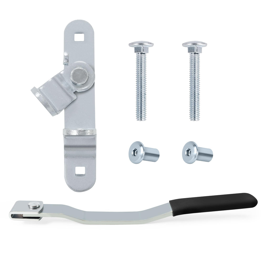Lonffery cargo trailer hasp in use securing a door for reliable access control