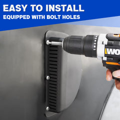 Lonffery easy-install vent enabling simple bolted mounting on side panels.