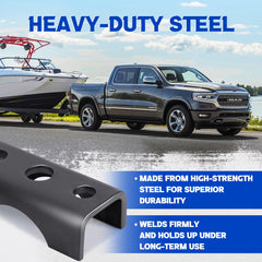 Lonffery weld-on perch seat assembly demonstrates secure leaf spring connection.