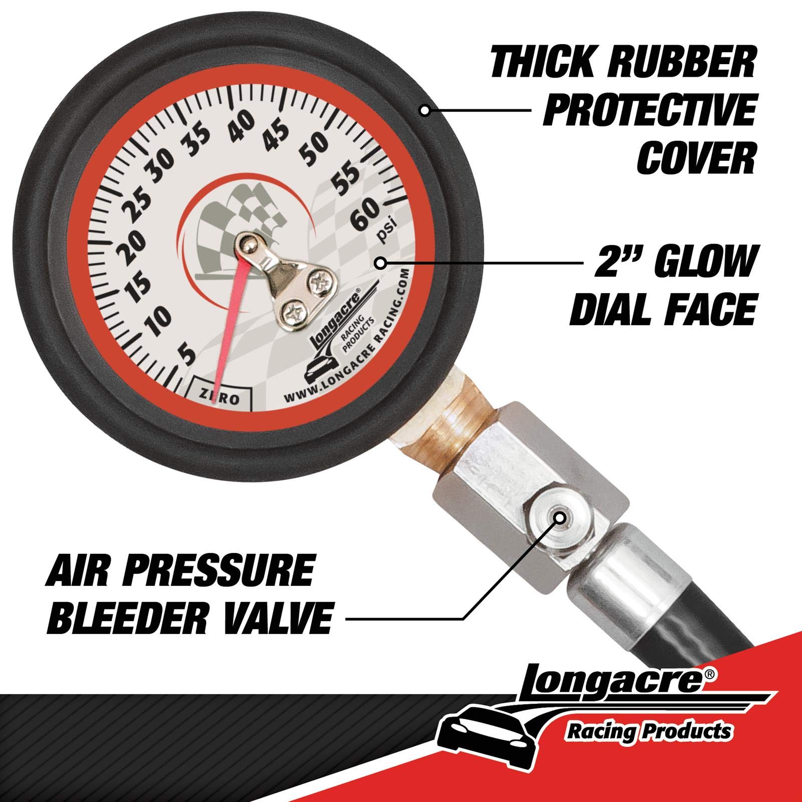Longacre 52-52004 high-flow release button for easy pressure adjustment