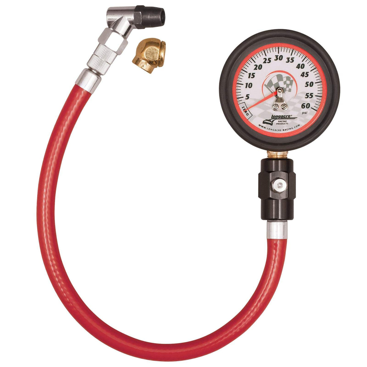 Longacre tire pressure gauge with glow face improves night tire checks.