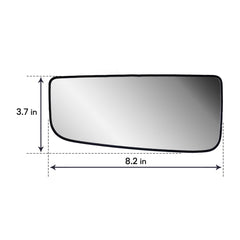 LONGLING heated tow mirror glass stays clear in rain and cold.