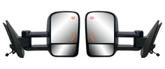 LONGLING pair right and left towing mirrors show power and heated function for Silverado.