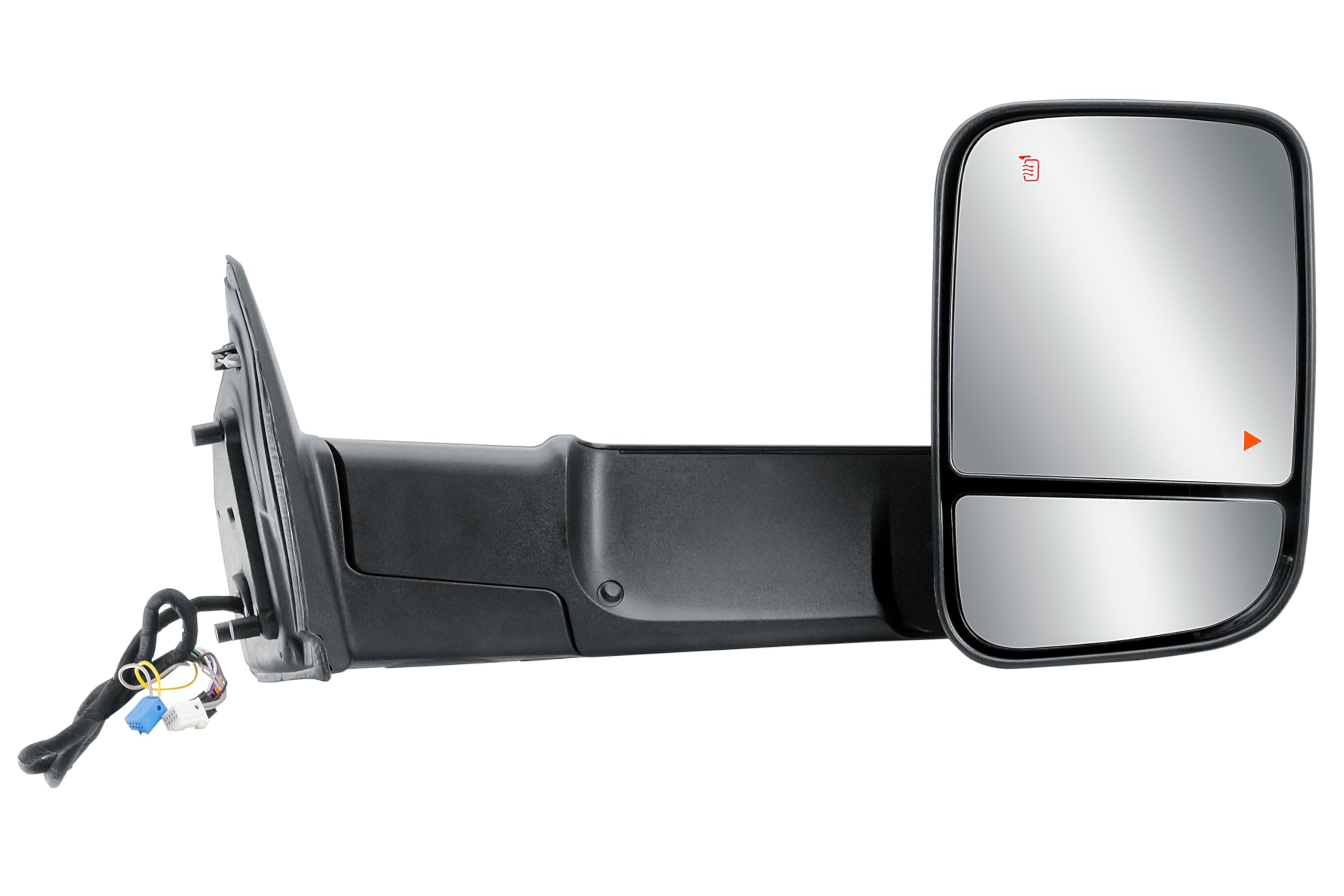 LONGLING passenger towing mirror Ram 2500 side view improves lane changes and blind spot awareness