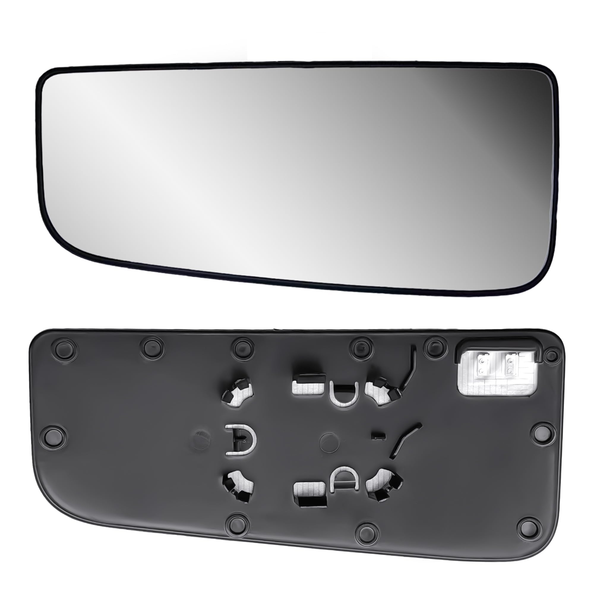 LONGLING replacement driver left tow mirror glass offers precise fit for Ford F-Series.