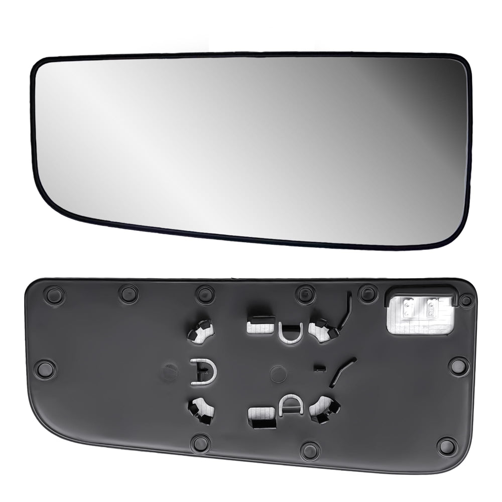 LONGLING replacement driver left tow mirror glass offers precise fit for Ford F-Series.