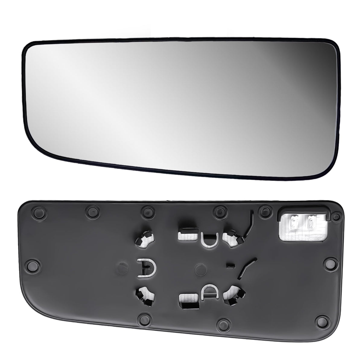 LONGLING replacement driver left tow mirror glass offers precise fit for Ford F-Series.