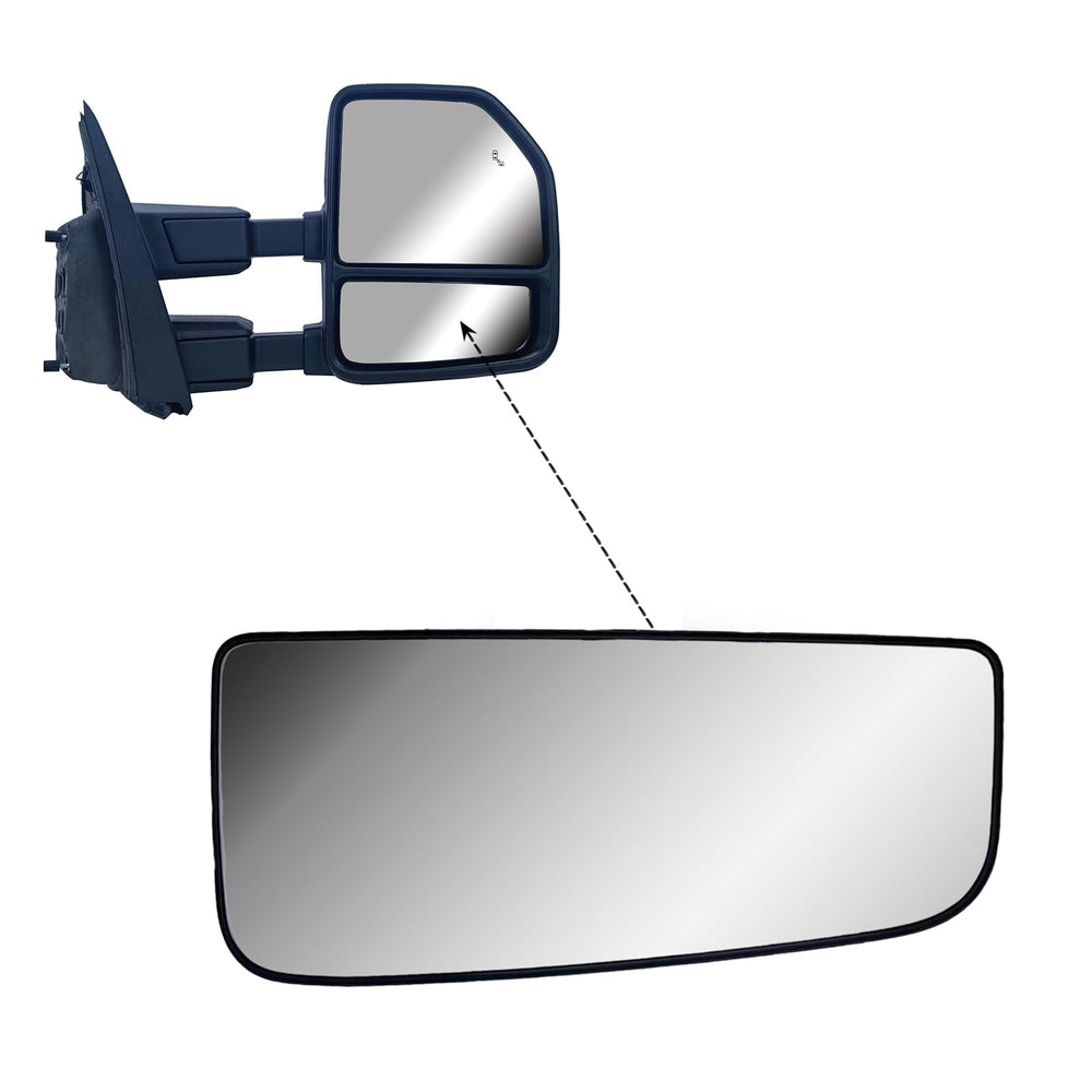 Longling back plate assembly for direct mirror replacement.