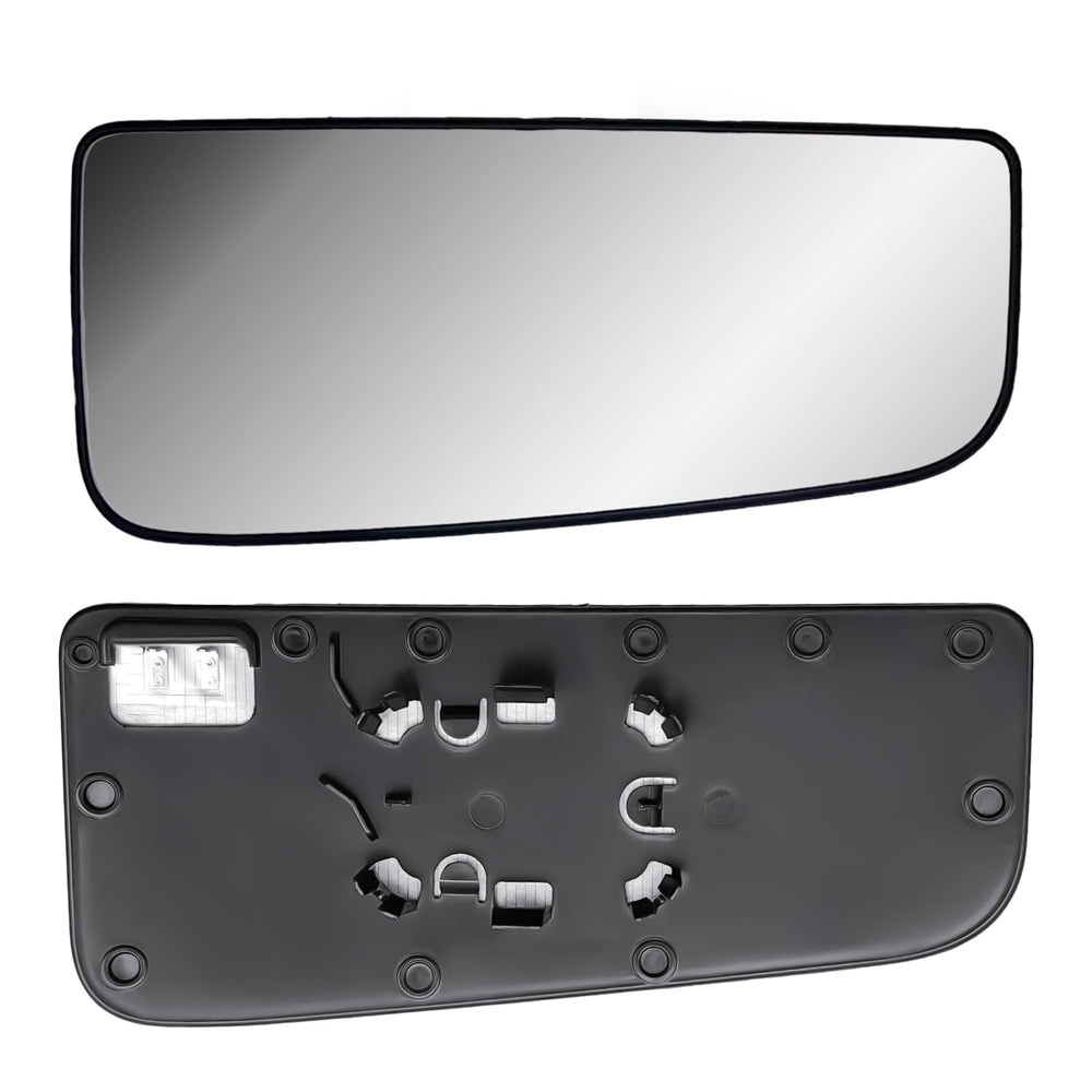 Longling replacement passenger-right tow mirror with convex lower glass for Ford.