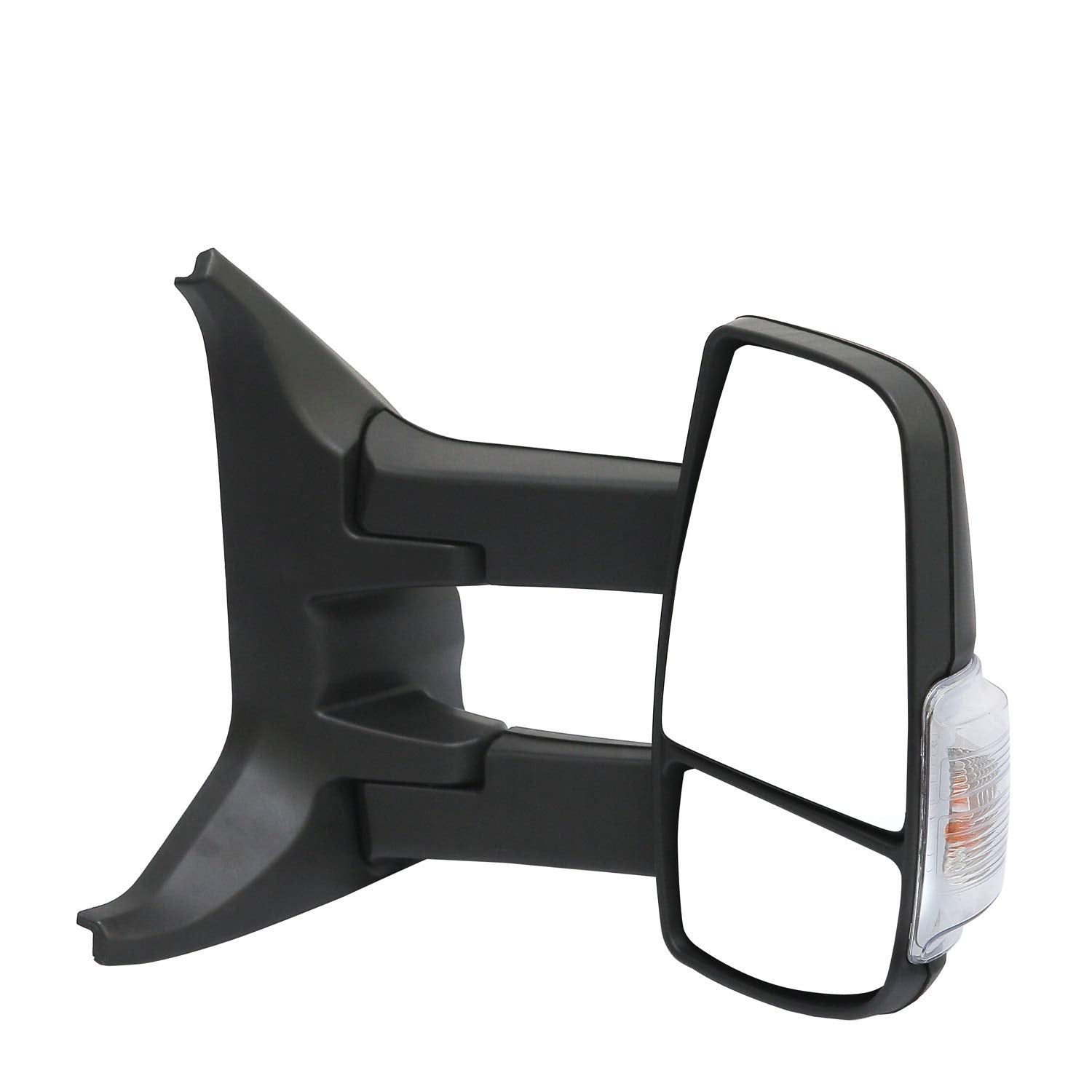 LONGLING signal-light tow mirror enhances visibility for safer lane changes on Ford Transit.