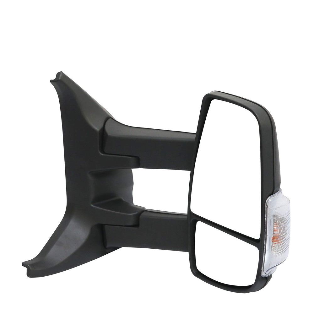 LONGLING signal-light tow mirror enhances visibility for safer lane changes on Ford Transit.
