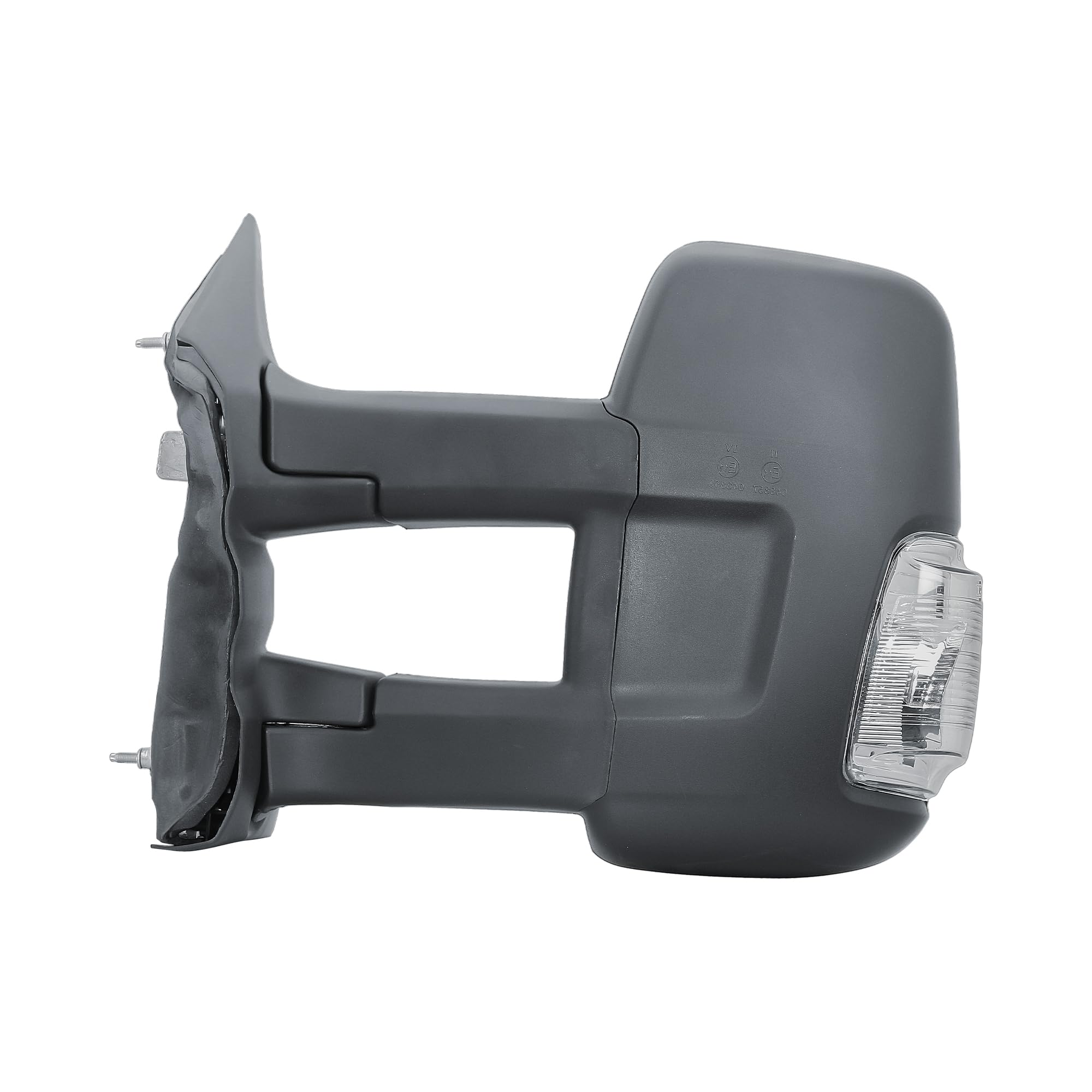 LONGLING Transit left-side mirror with power heating for fog-free visibility.