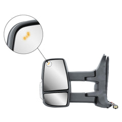 LONGLING Transit mirror with BLIS and signal light aids blind-spot awareness.