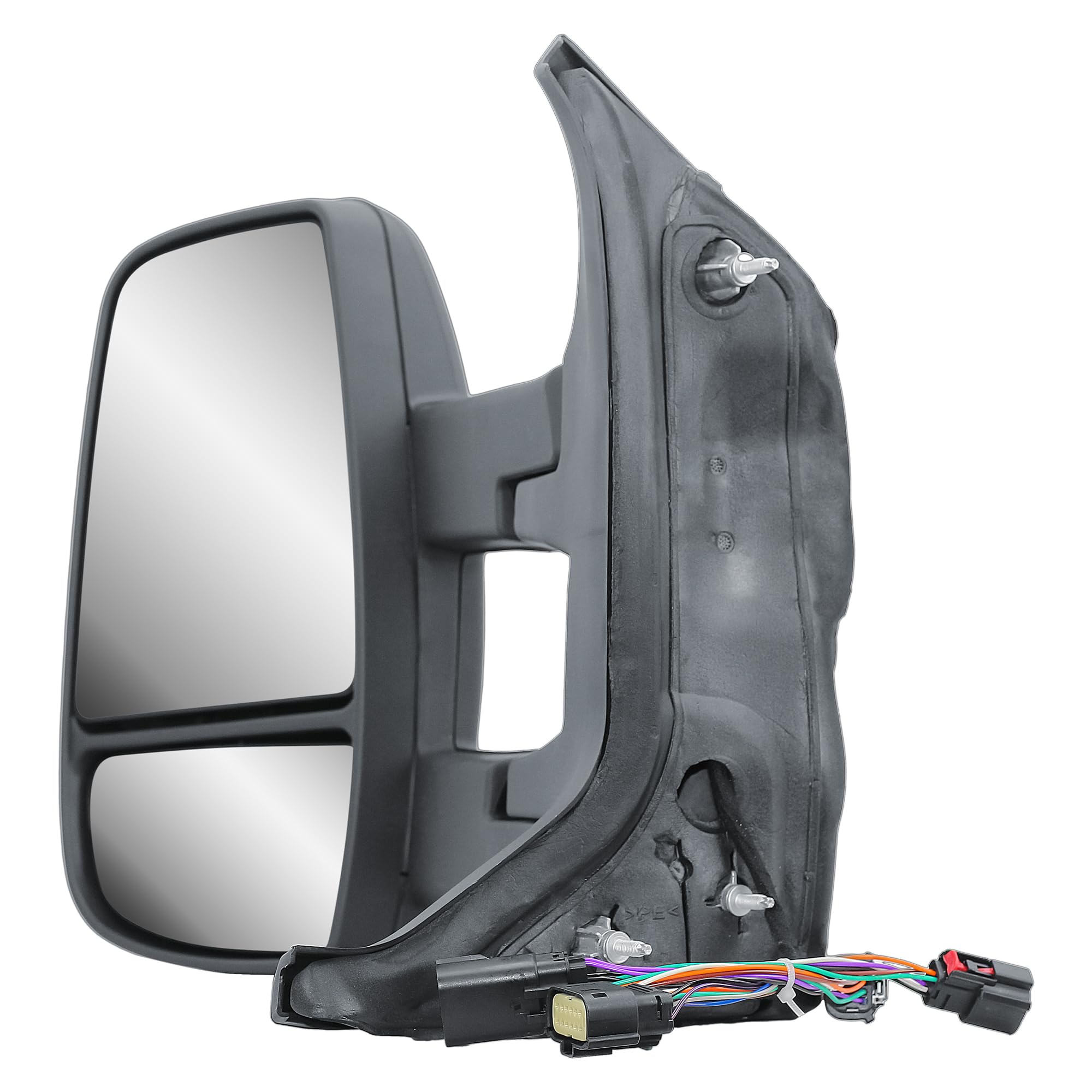 LONGLING Transit mirror glass with heated surface for cold-weather clarity.