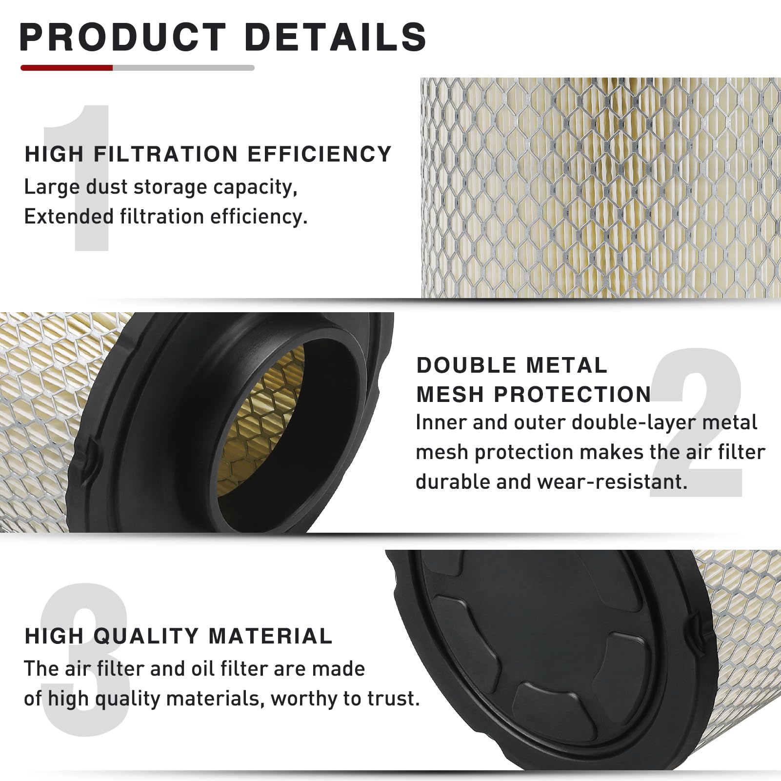 Lonsda Polaris ACE 500-570 air filter guards carburetor from dirt.
