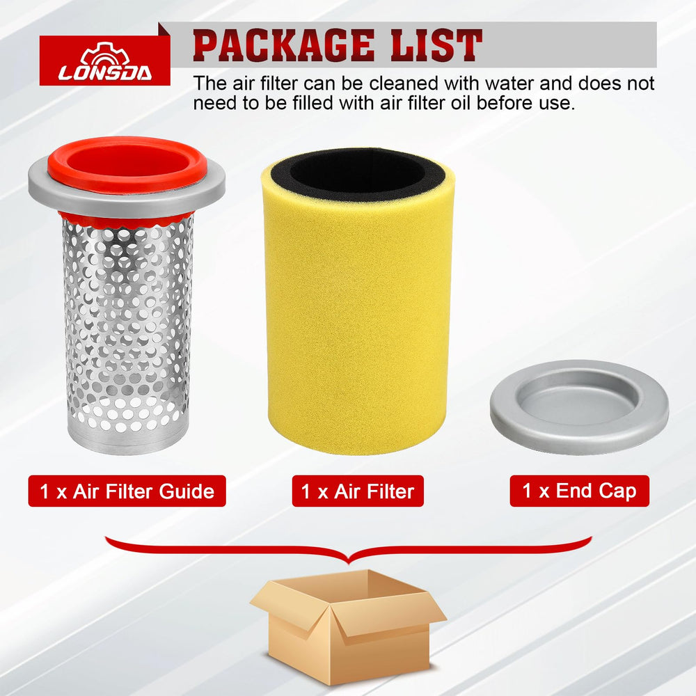 Lonsda air filter for Yamaha Wolverine 350-450 maintains clean airflow