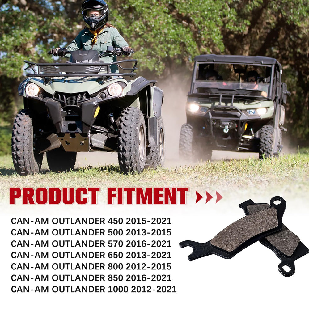 Lonsda rear brake pad for Can-Am Outlander 450 – smoother deceleration.