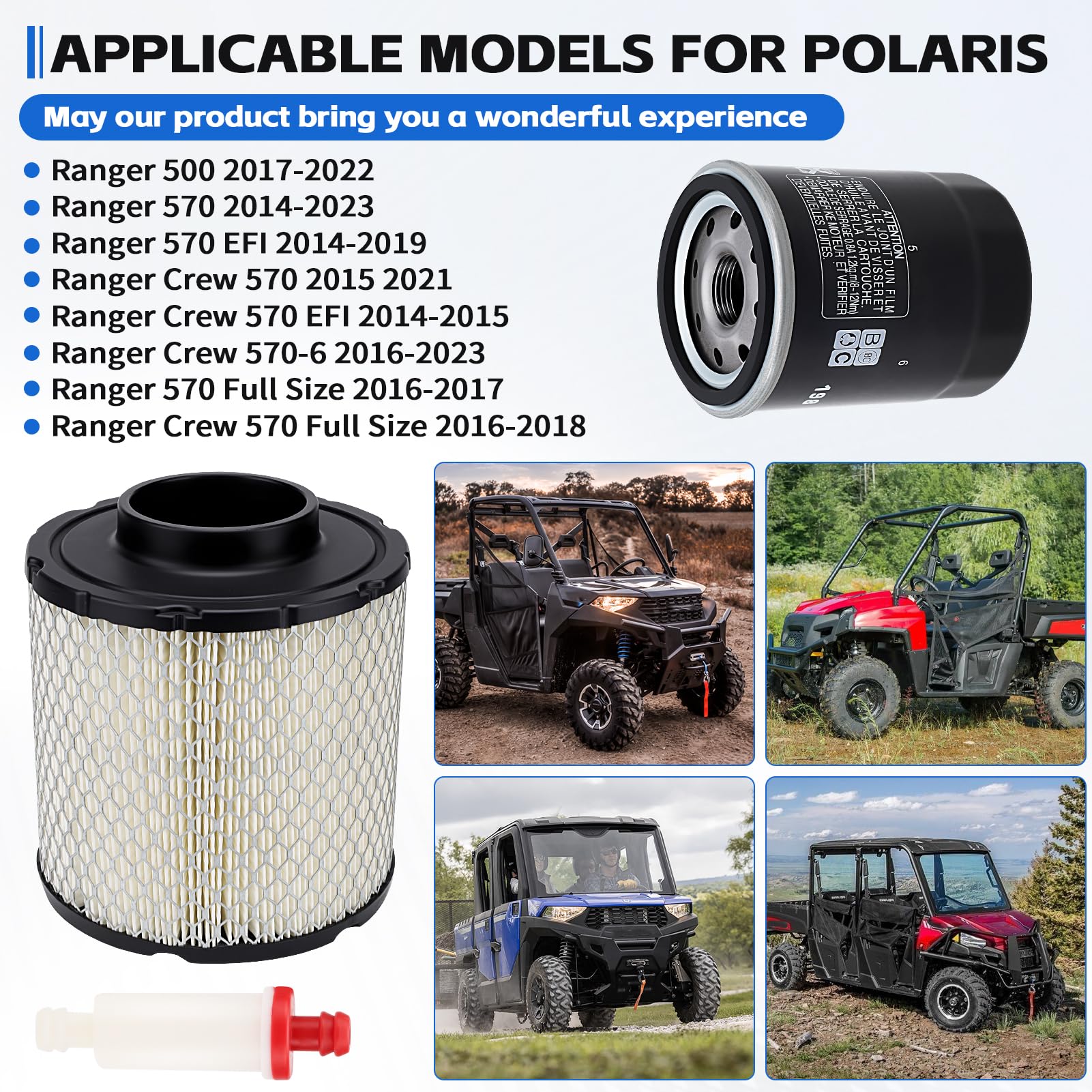 Lonsda fuel filter for Polaris Ranger 570 keeps fuel flow clean