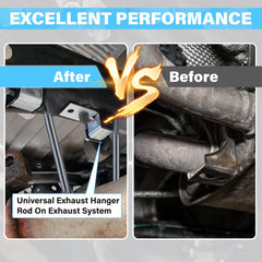 Lonsda rubber-bushed exhaust hanger absorbs vibrations to reduce noise