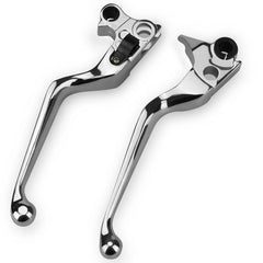 Lonsda silver brake lever for Harley Sportster offers smooth action and corrosion resistance.