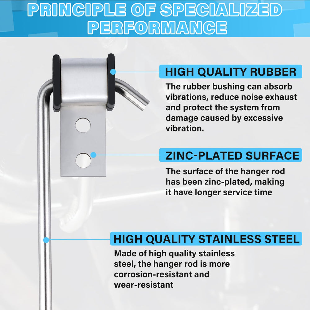 Lonsda stainless steel exhaust hanger rod resists corrosion for long-lasting use