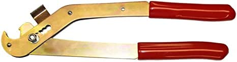 Lonsge SLY-10500 pliers ready to remove a parking brake coupler.