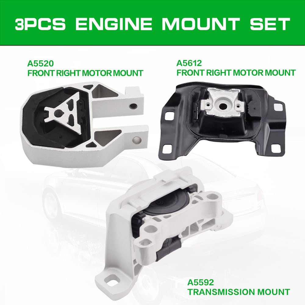 Loongrie engine mount kit components laid out for easy inspection and compatibility check.