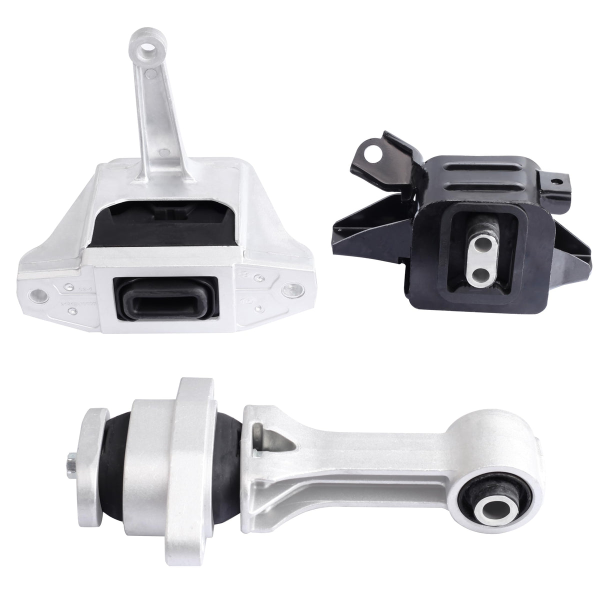 Loongrie engine mount kit closeup shows durable construction for Hyundai Elantra engines.