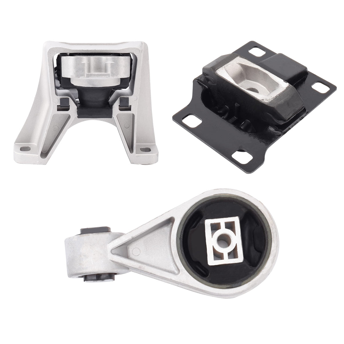 Loongrie engine mount set 3 front view, durable replacement for Transit and Focus.