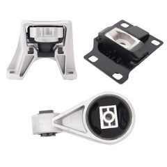 Loongrie engine mount set 3 front view, durable replacement for Transit and Focus.