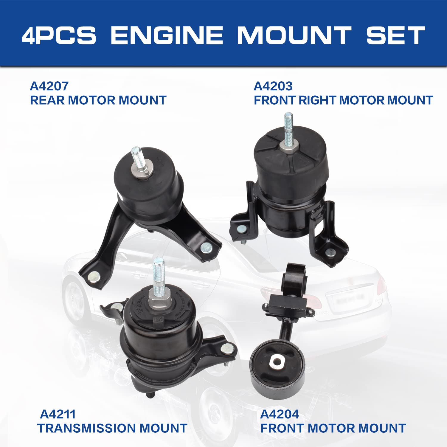 Loongrie torque strut installation kit for A4204 bracket.