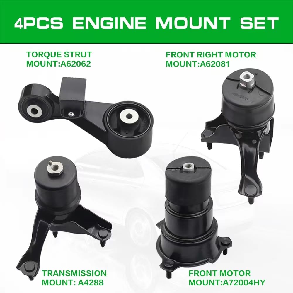 Loongrie transmission mount Camry kit supports smoother shifting and alignment.