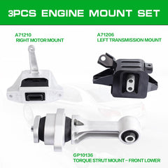 Loongrie transmission mount side view highlights solid fit for Elantra models.