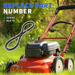 Loosoo 4L670 belt replacement on Victory tiller for reliable drive.