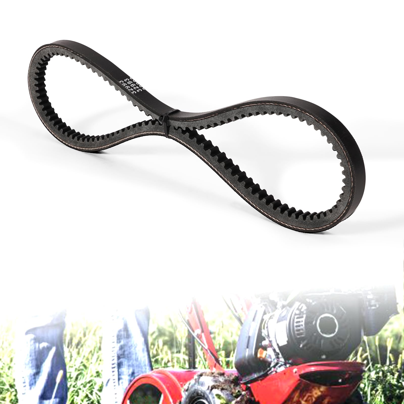 Loosoo forward-drive belt in action for smooth tilling.