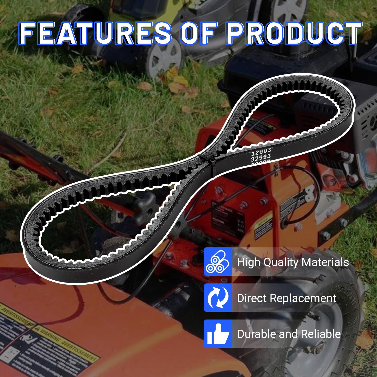 Loosoo premium belt material boosts outdoor durability.