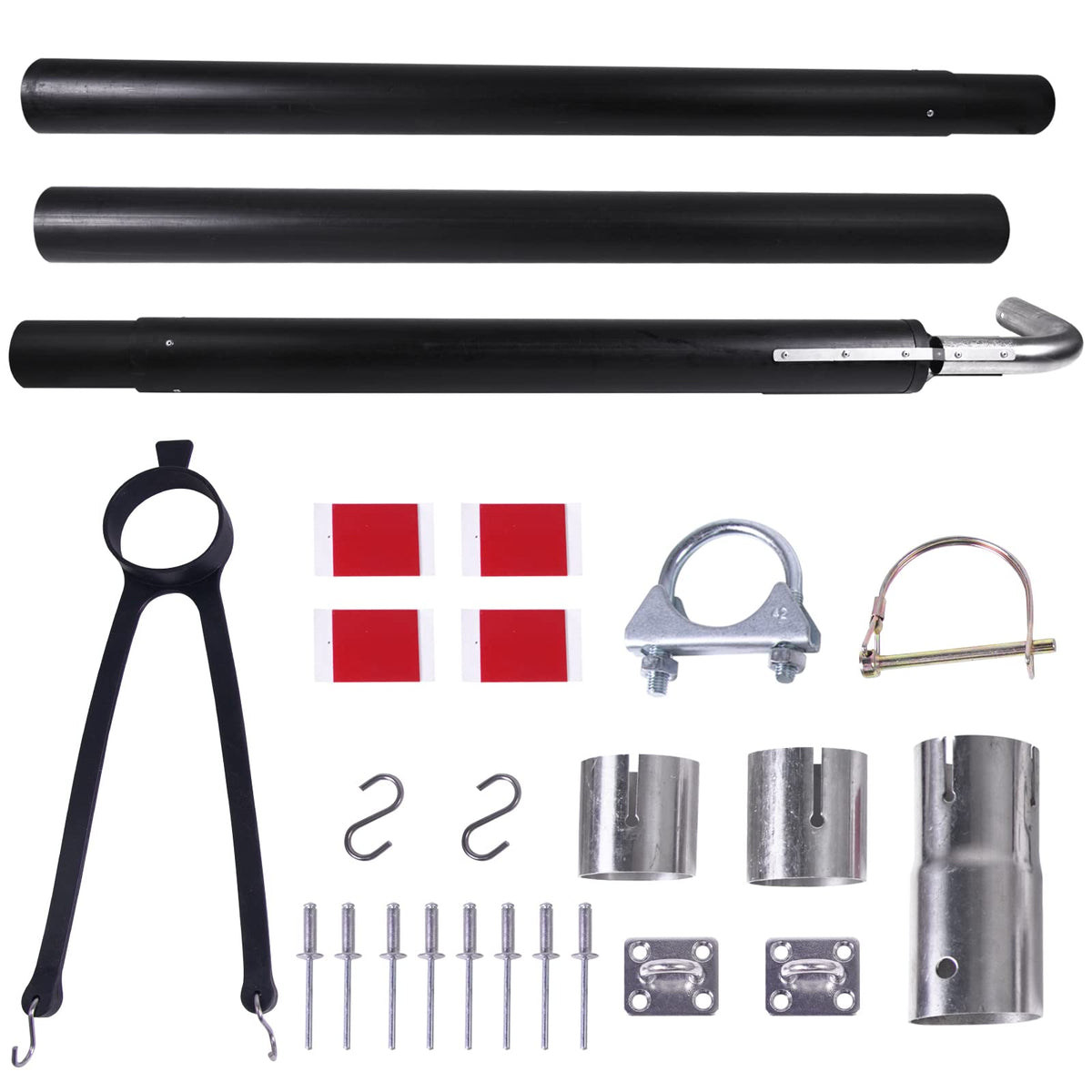 Loosoo RV exhaust vent kit component close-up for durable installation
